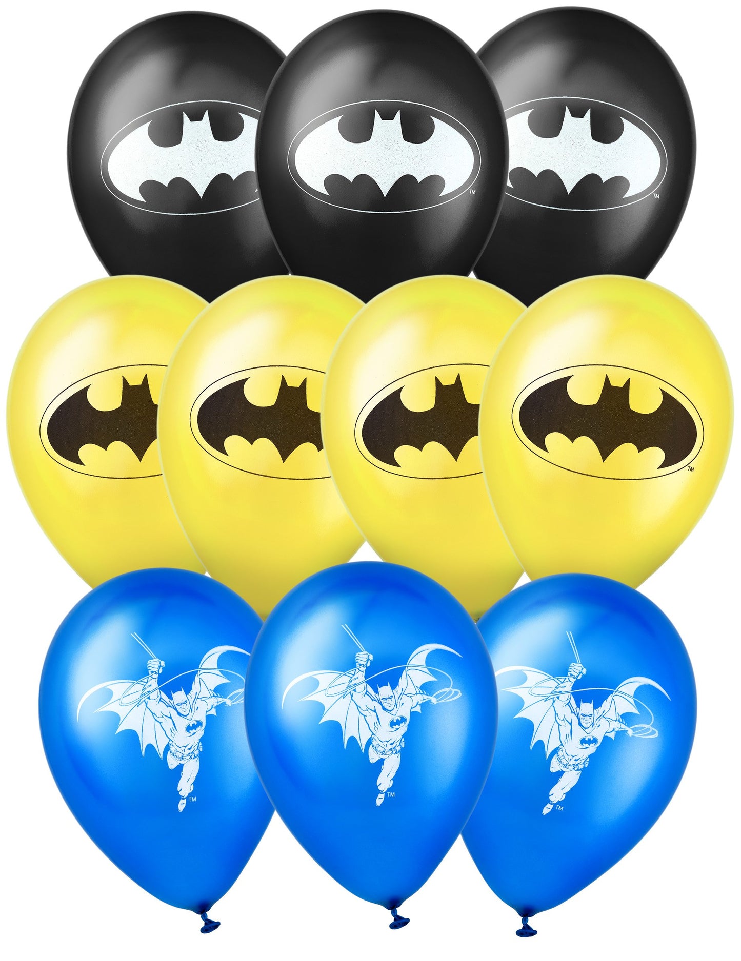 10 balonov Batman Batman 25x32cm