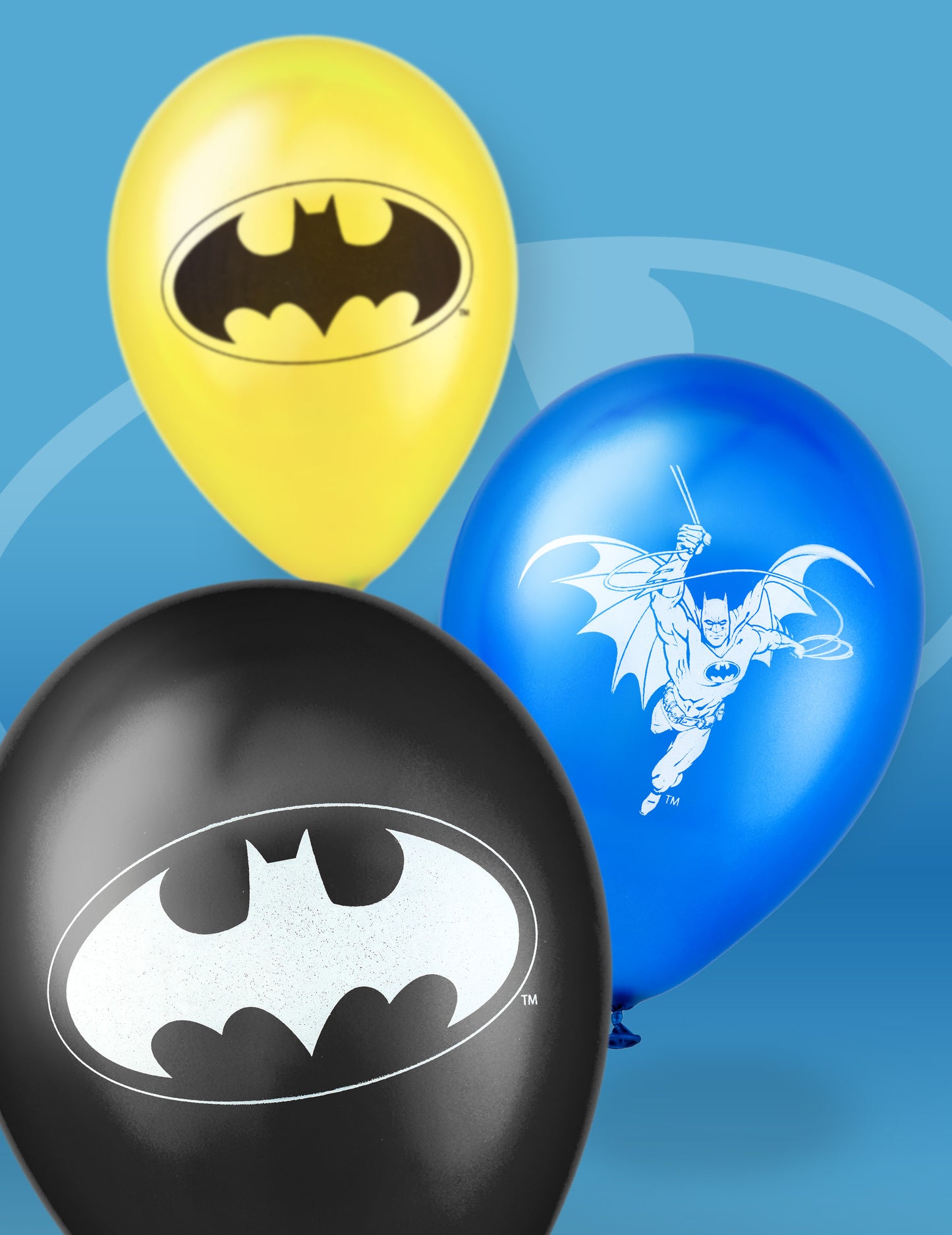 10 balonov Batman Batman 25x32cm