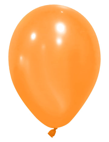 100 oranžnih balonov 27 cm