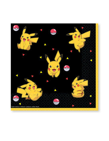 16 Pikachu Pokémon papirnate brisače 33 x 33 cm