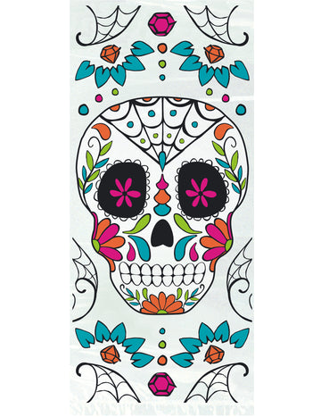 20 plastičnih bonbonov vrečk Dia de los Muertos 28 x 12 cm