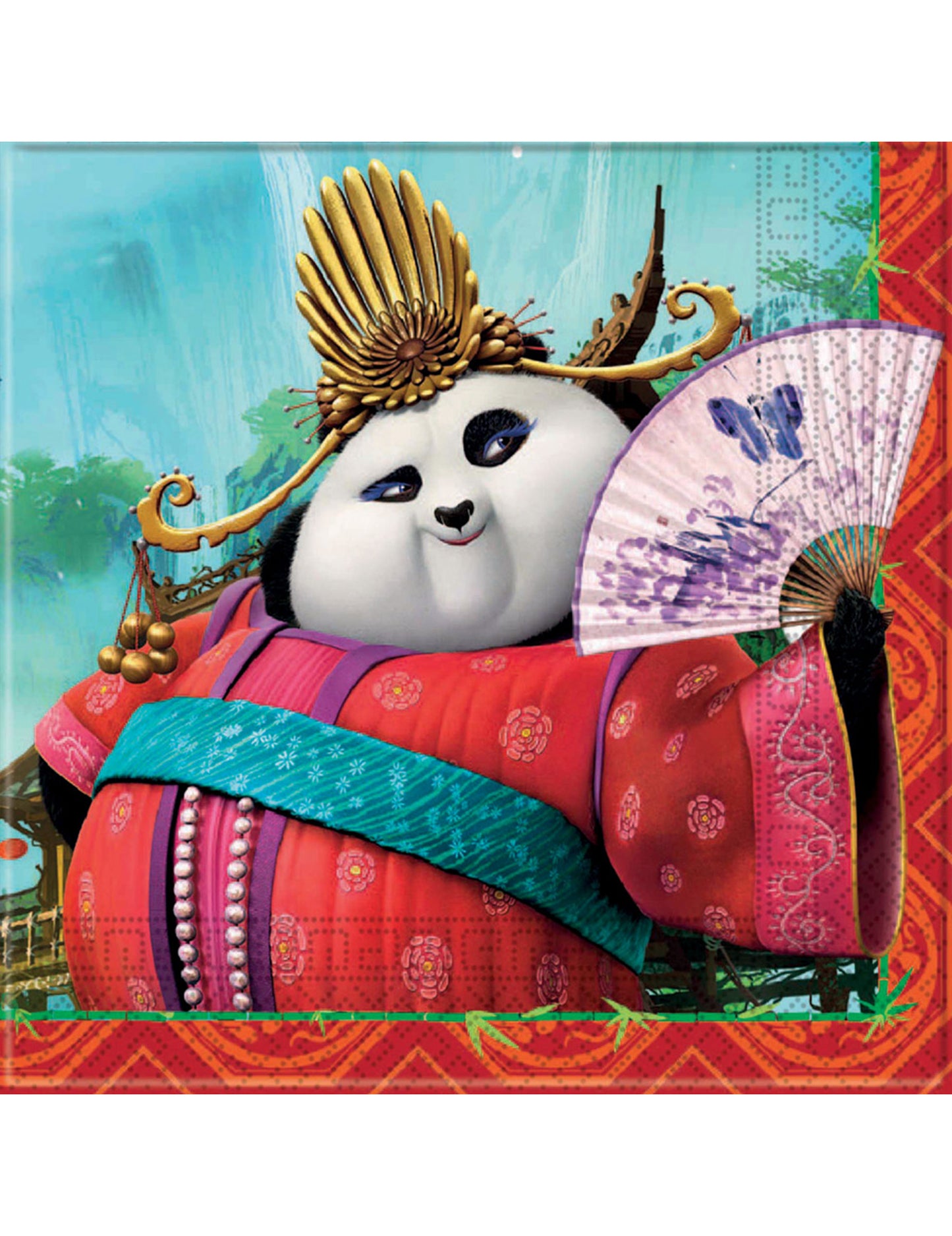 20 KUNG FU PANDA papirnate brisače 3 33 x 33 cm