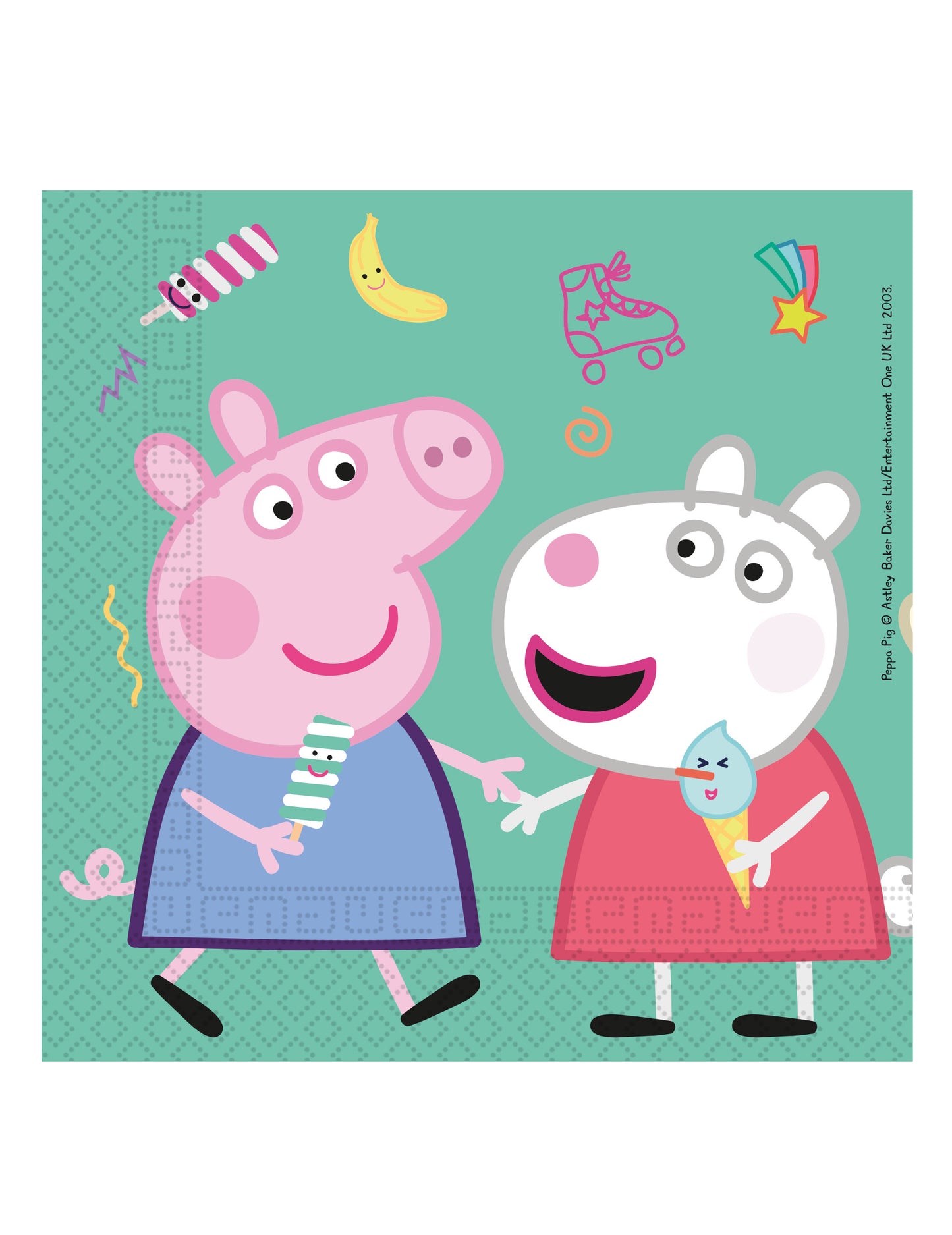 20 Peppa Pig 33 x 33 cm papirnate brisače