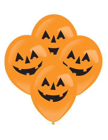 4 Halloween Bump LED baloni 27,5 cm