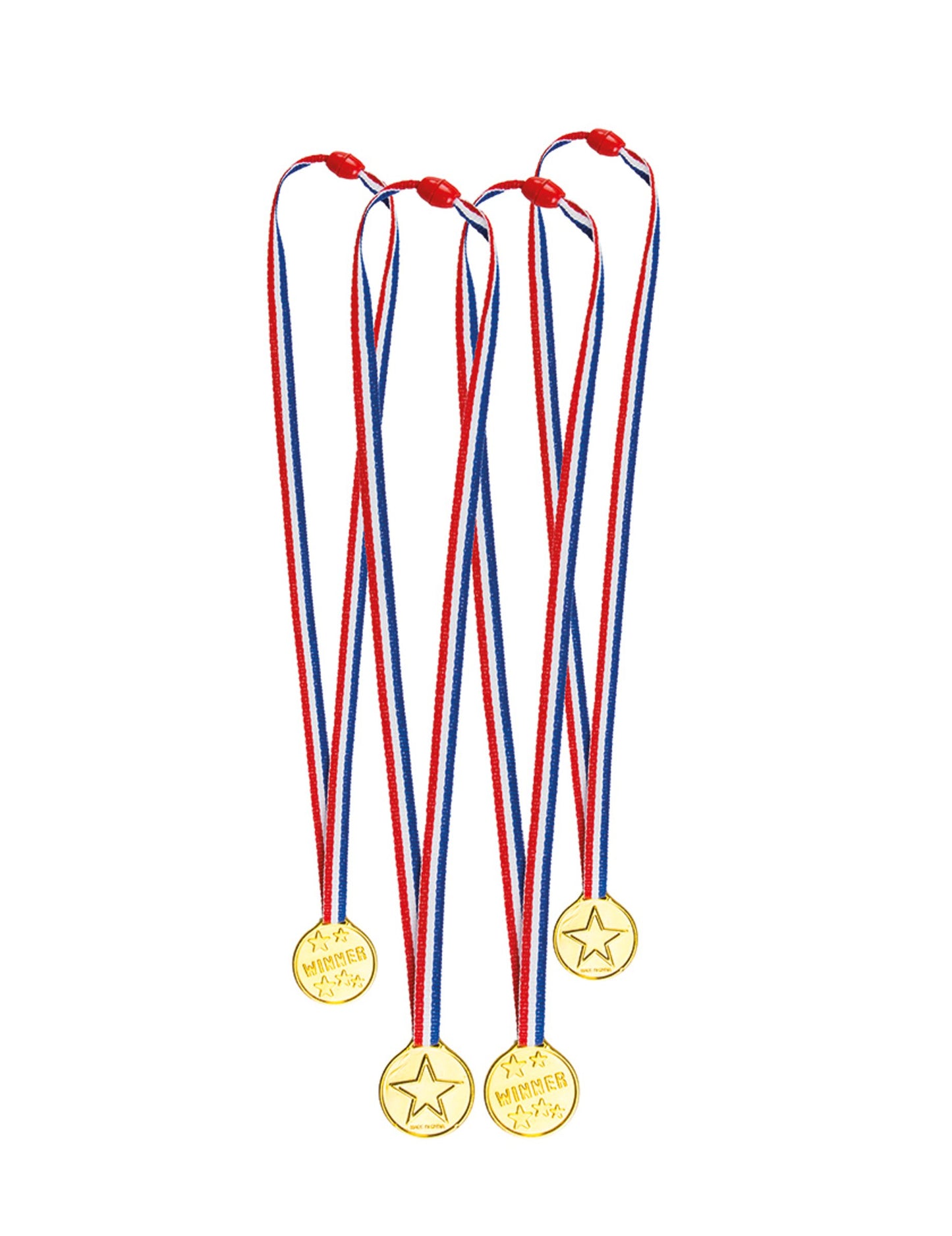 4 trikolorne mini medalje