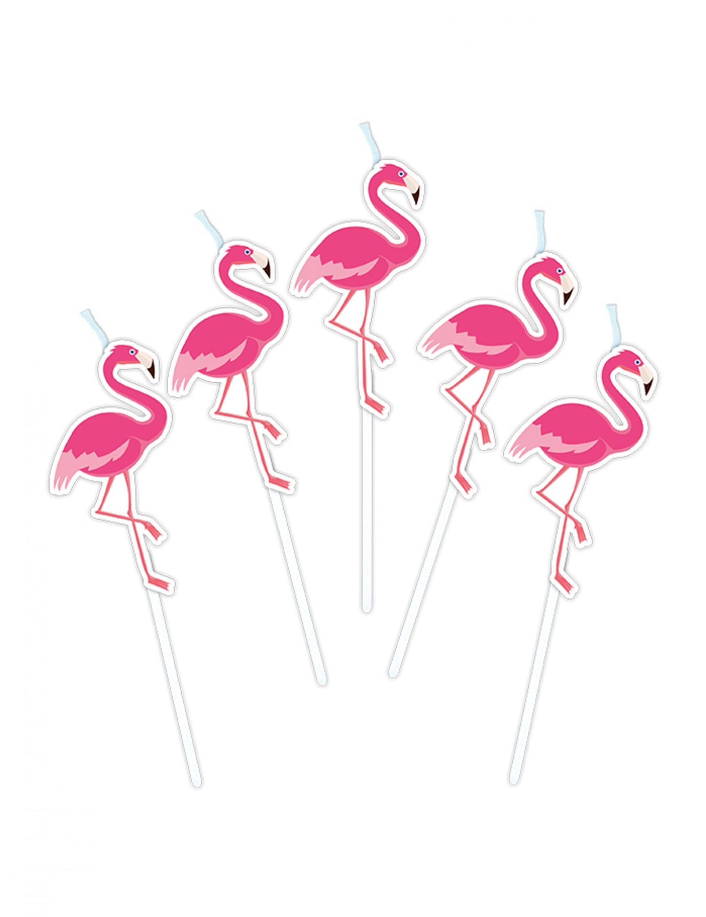 5 Svečk na flamingo party picks 3 cm