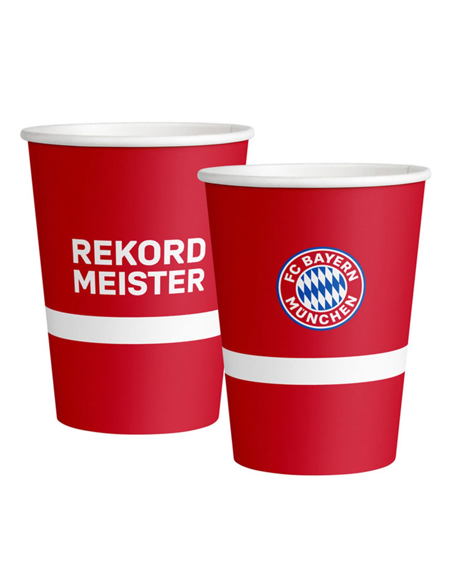 6 velikih kartonskih skodelic FC Bayern München 500 ml