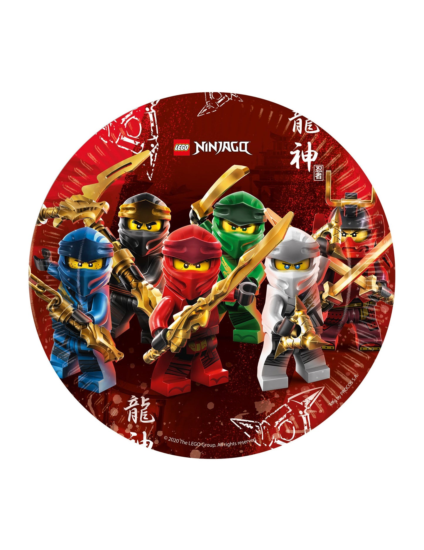 8 FSC Lego Ninjago 23 cm FSC kartonske plošče