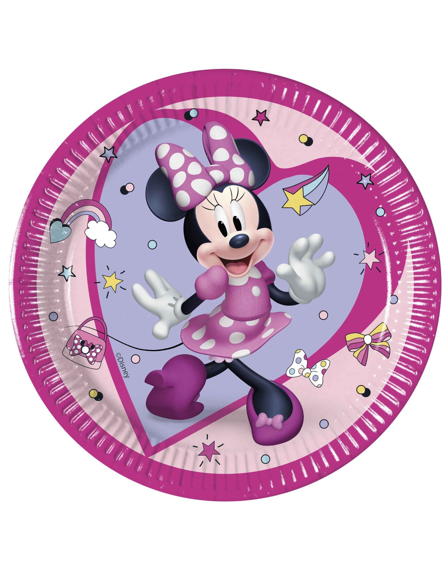 8 kartonskih plošč Minnie Junior 20 cm