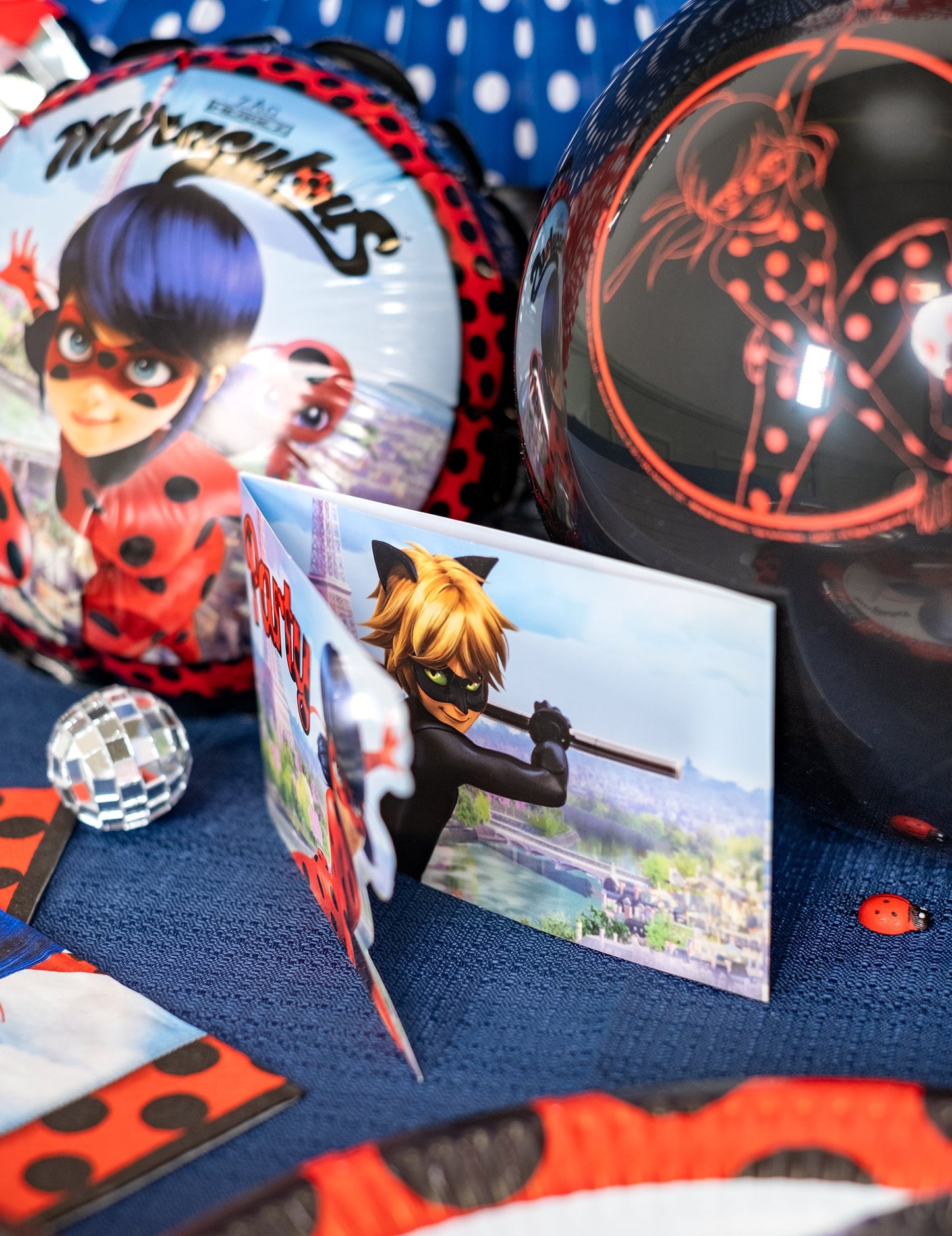 8 škatel za zabave z ovojnicami Ladybug