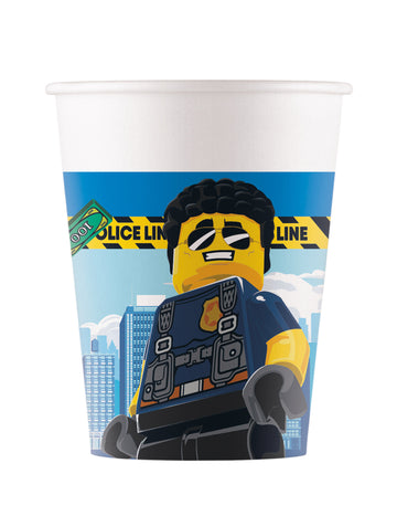 8 FSC Lego City 200 ml kartonskih skodelic