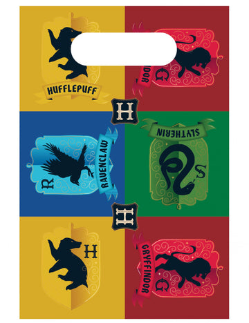 8 plastičnih vrečk High Potter Hogwarts 16 x 23,5 cm