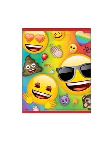 8 emoji mavrične plastične darilne vrečke