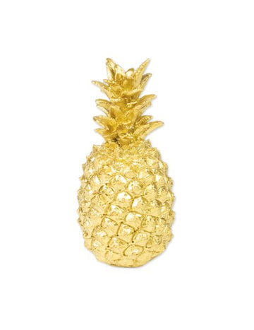 Dekorativni ananas v zlati smoli 18 cm