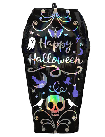 Aluminijast balon Halloween Iridescent 38 x 68 cm