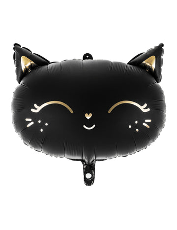 Black Cat Aluminijast balon 48 x 36 cm