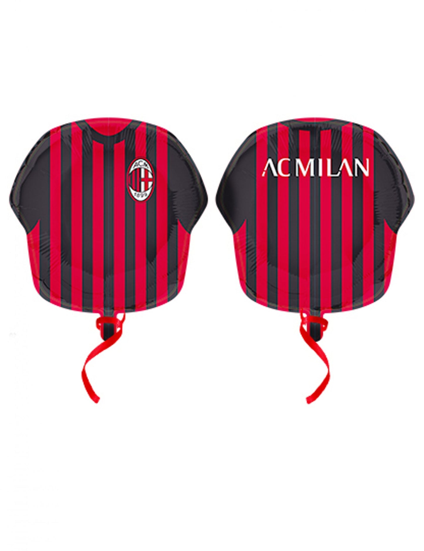 Aluminijast balonski kroglica Jersey AC Milan 60 cm