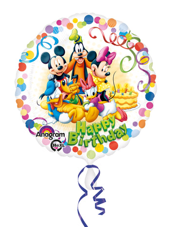 Mickey aluminijski balon in njegovi prijatelji 43 cm