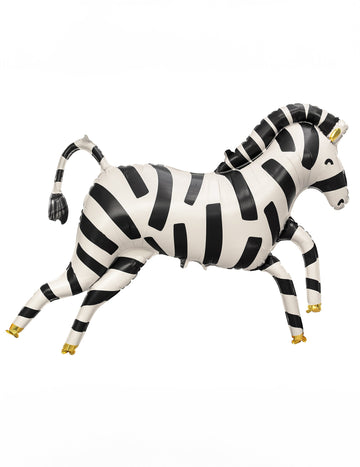 Zebra Aluminijasta kroglica 115 x 85 cm