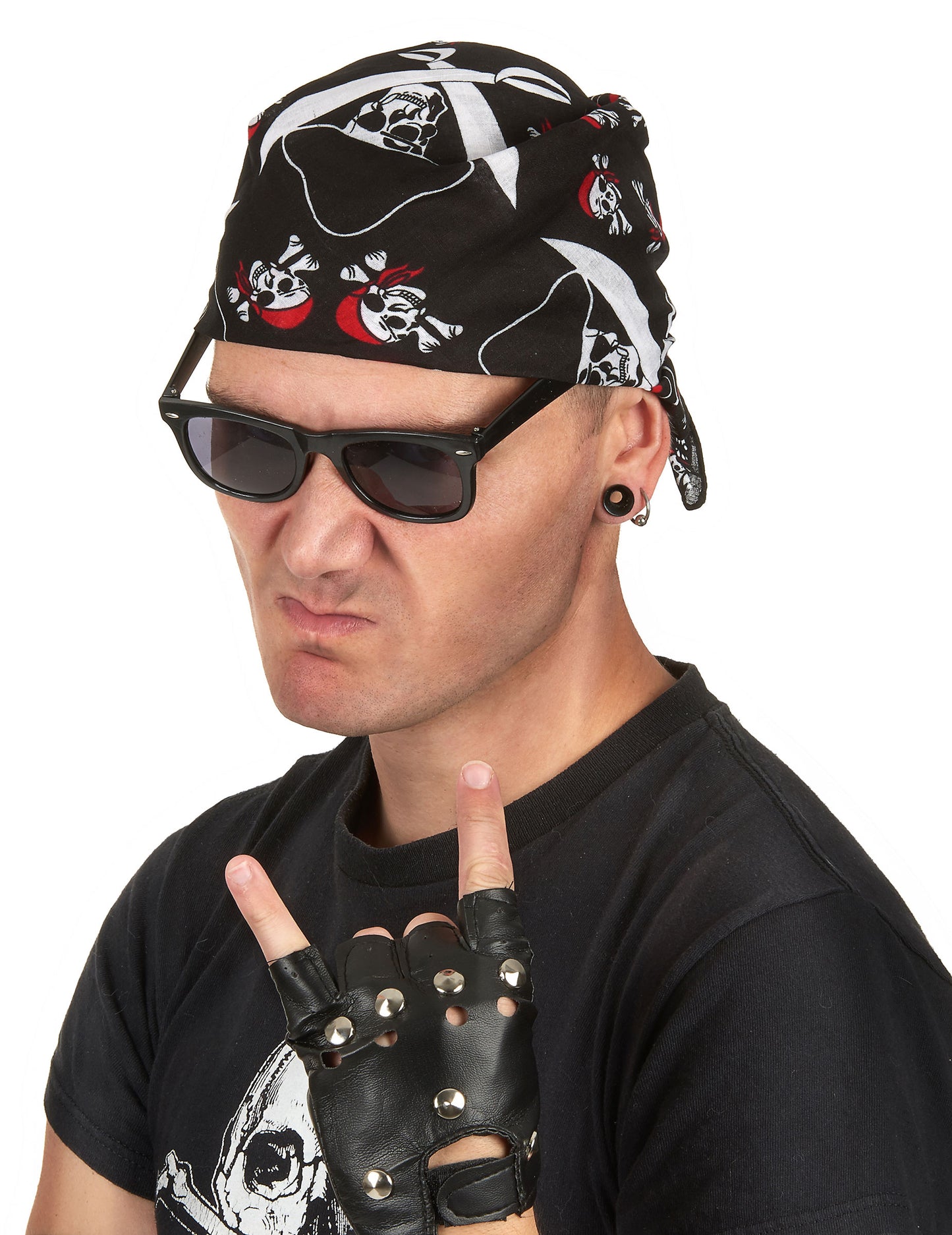 Piratska skeletna bandana