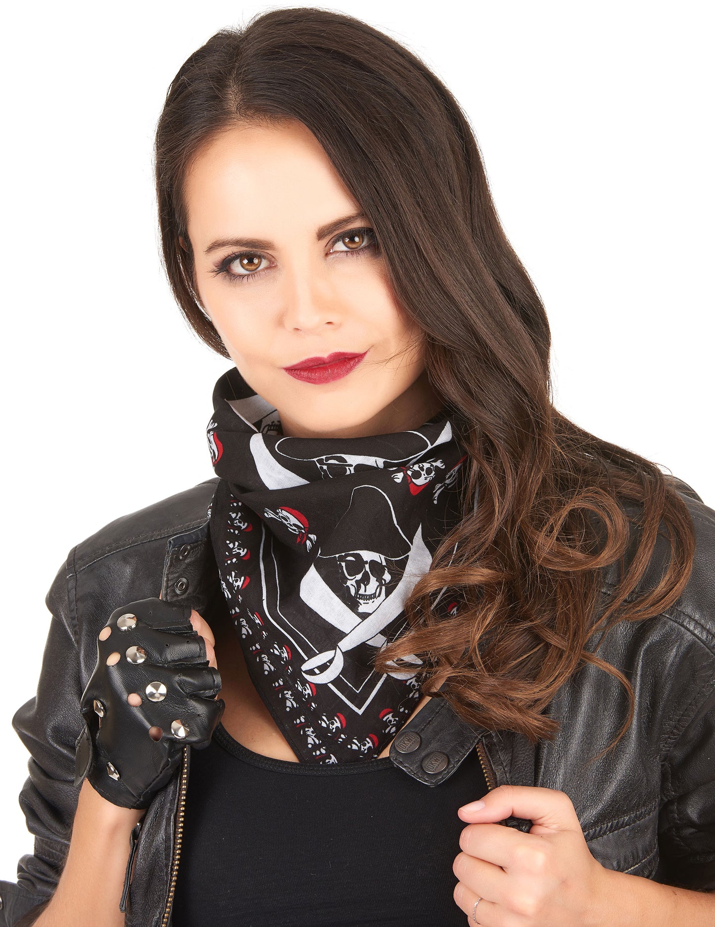 Piratska skeletna bandana