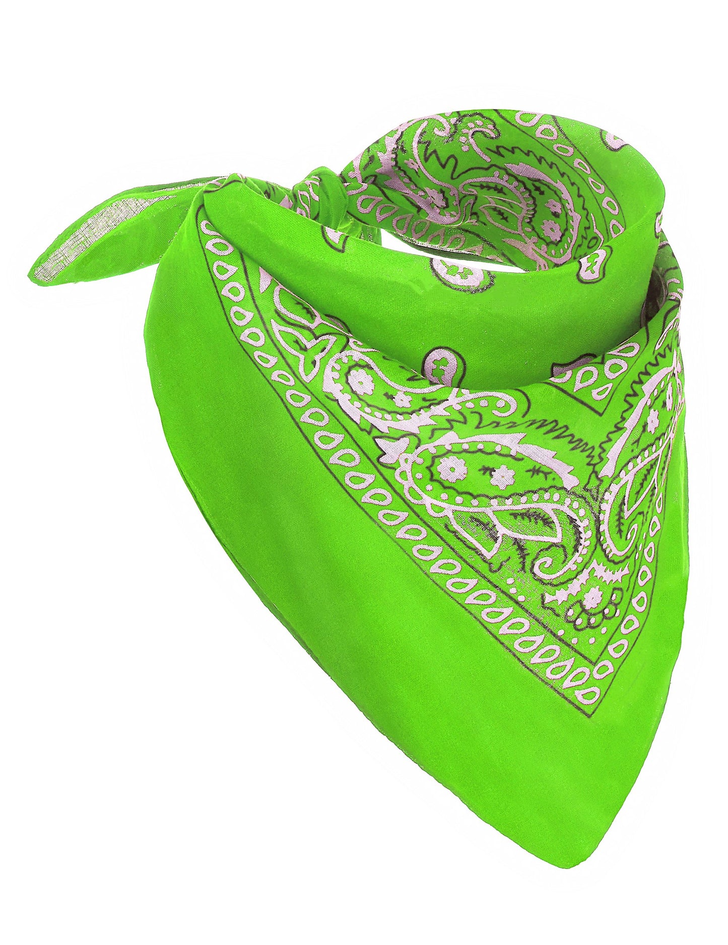 Odrasla fluorescentna zelena bandana