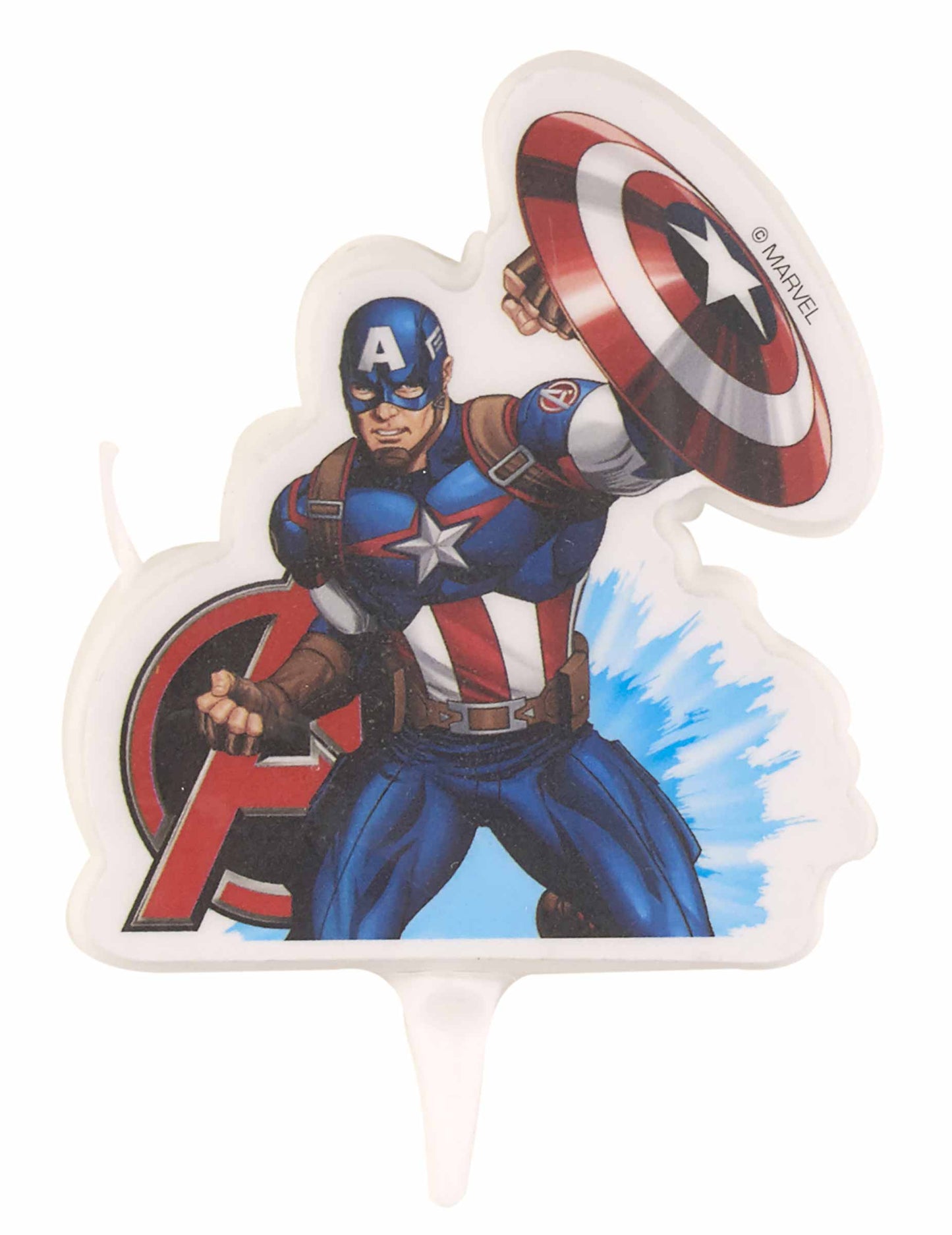 Captain America Rojstnodnevna sveča