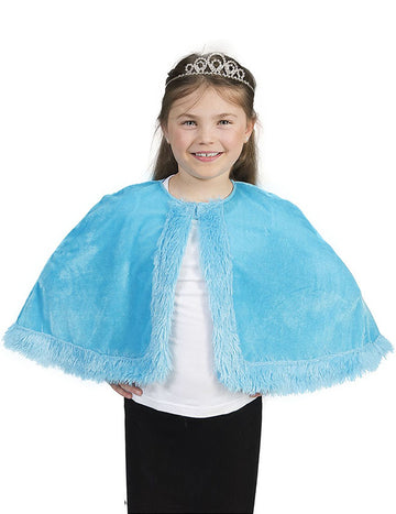 Girl Blue Light Cape