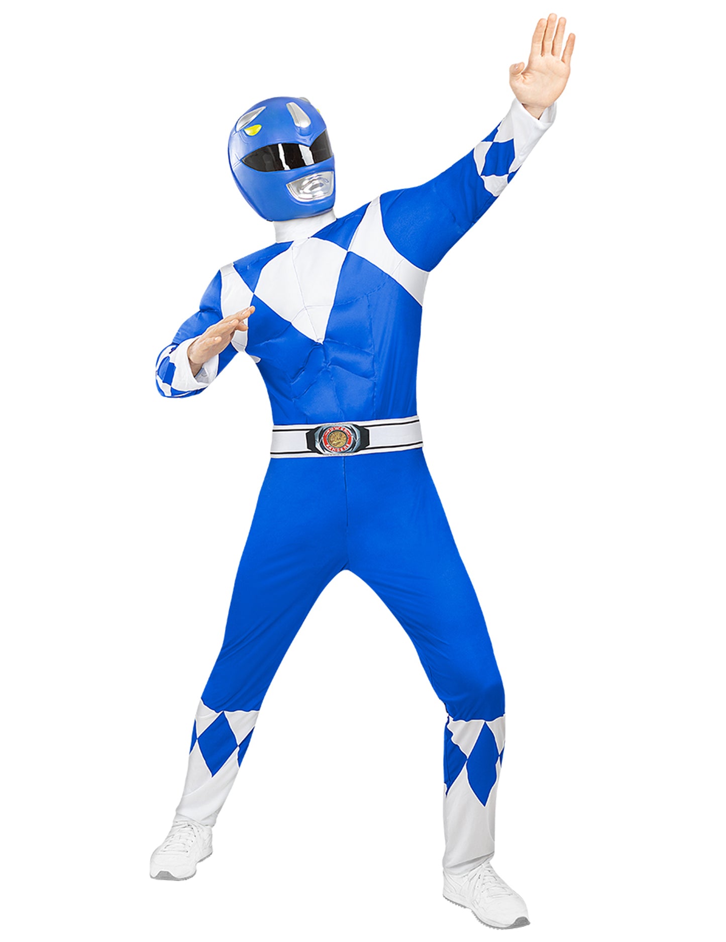 Modra čelada Power Ranger za odrasle