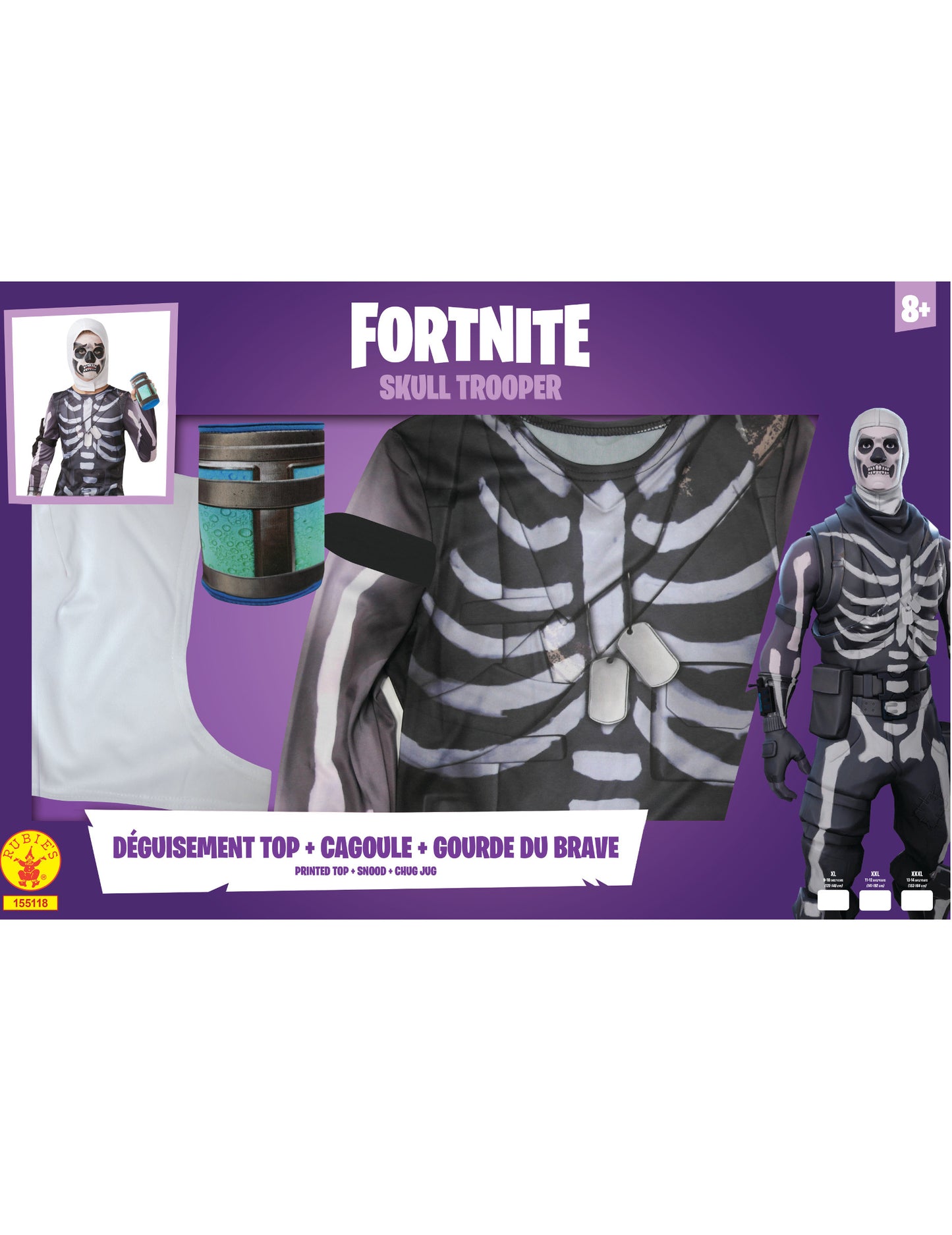 Klasični mladostnik lobanje Trooper Fortnite