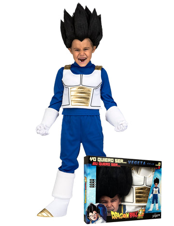 Preoblečena set z otroško lasuljo Vegeta Dragon Ball