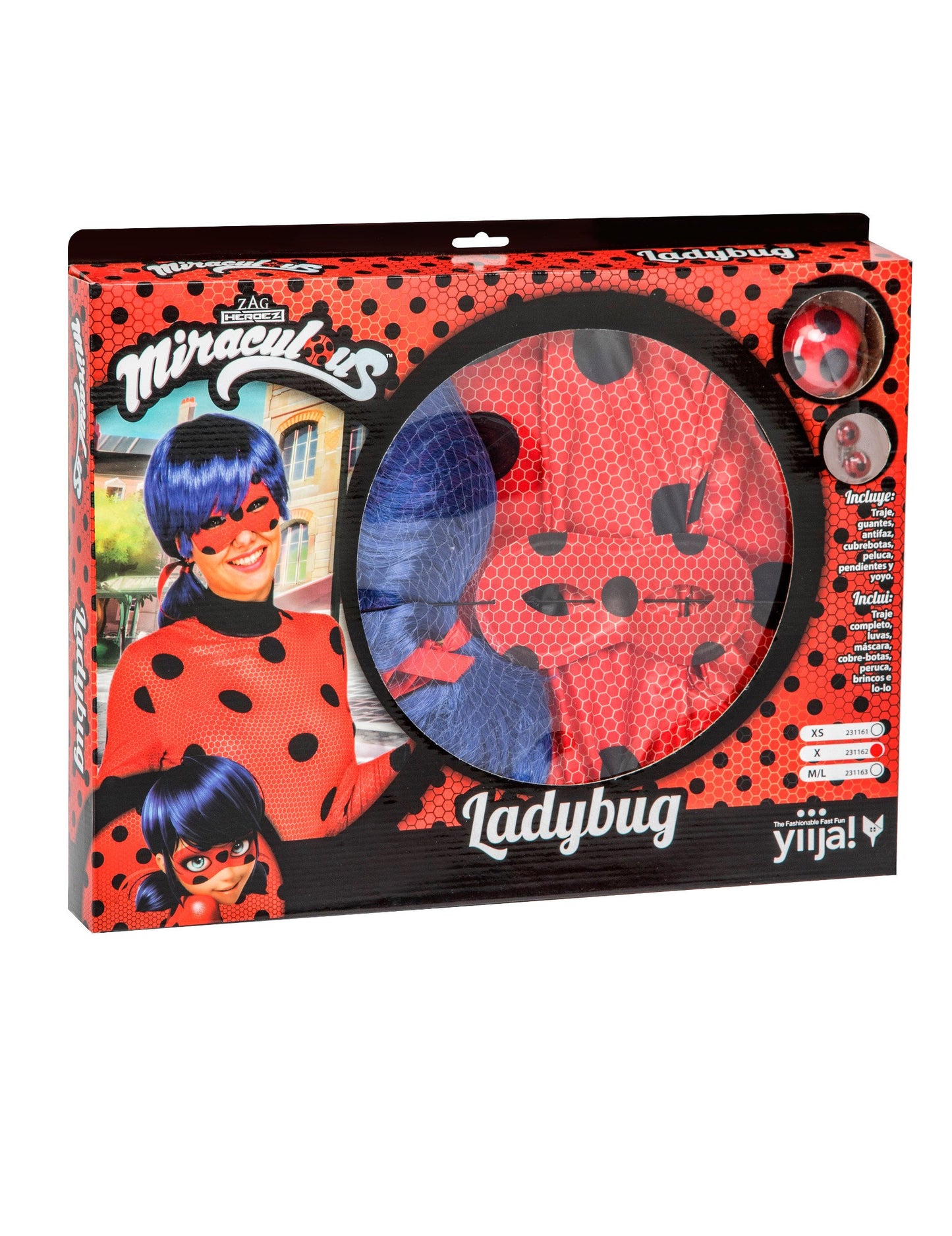 Popolna ladybug čudežna preobleka za odrasle