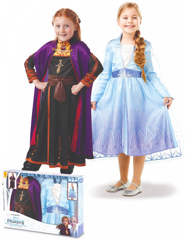 Elsa in Anna Frozen Dine Diever Box 2 Girls