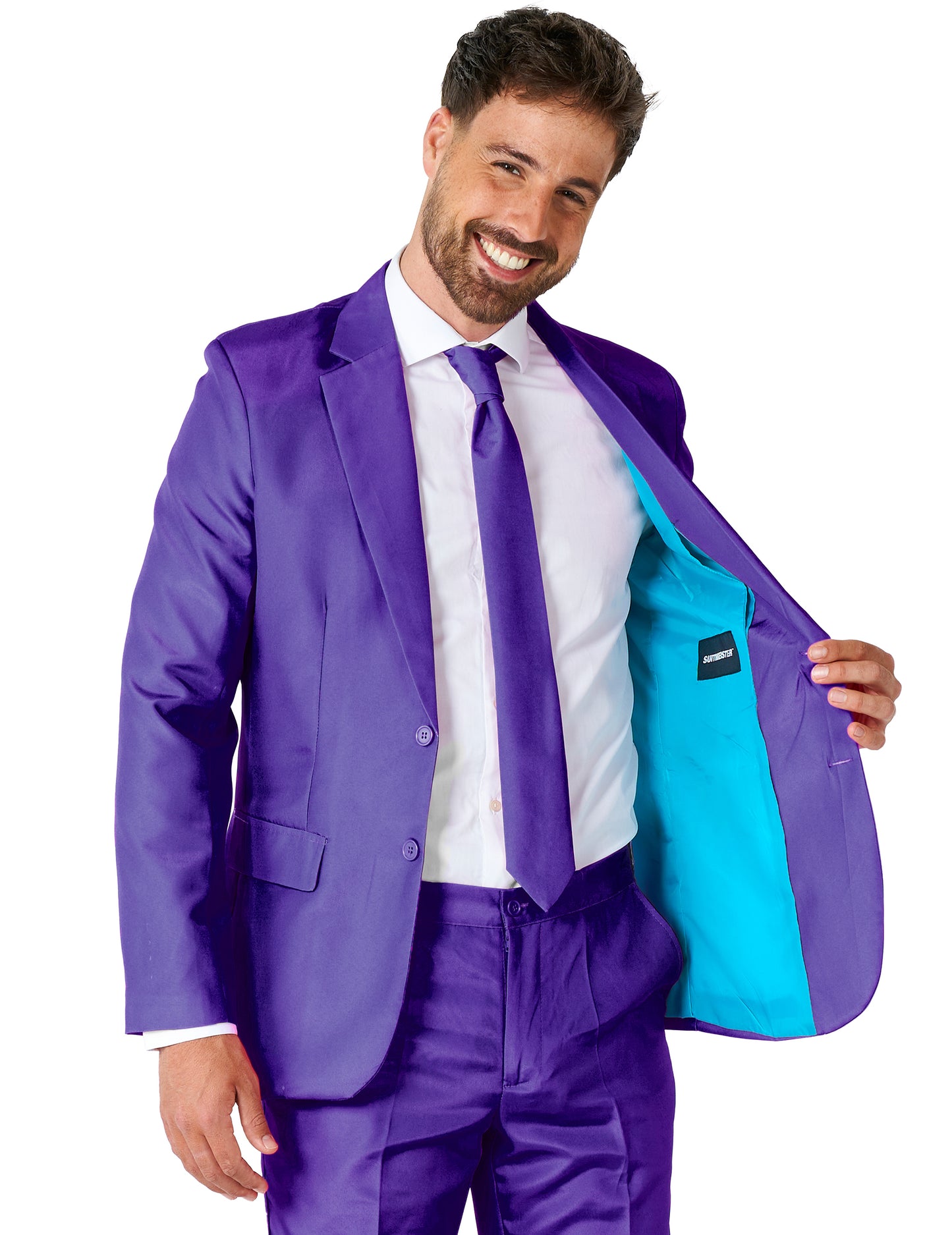 Kostum g. Solid Violet Man Suitmeister