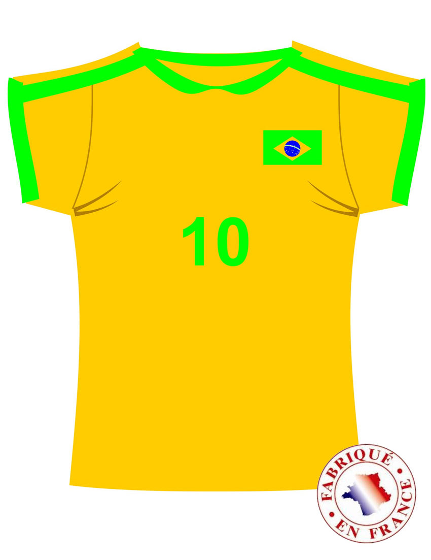 Brazil Jersey stenska dekoracija