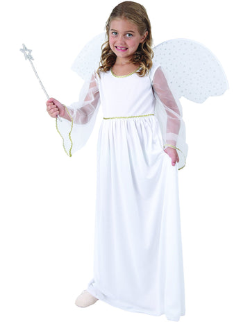 White Angel Costume Girl