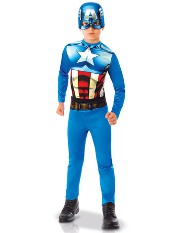 Klasični kostum Captain America Boy