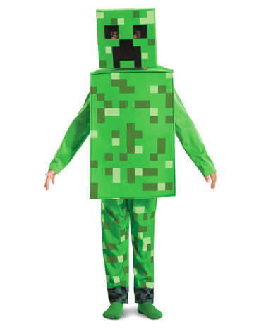 Klasični kostumski Creepper Minecraft otroci