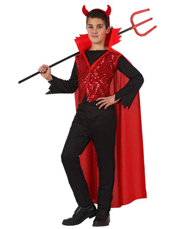 Halloween Sequins Devil kostum