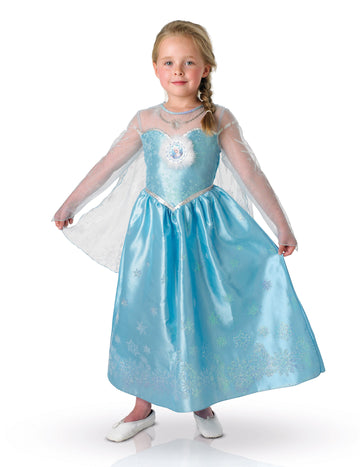 Elsa Frozen Deluxe Girl Costume