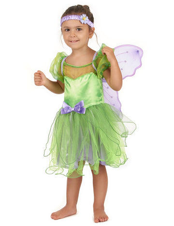 Green Fairy Costume Sequins Girl