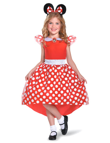 Kostum Minnie Mouse Red Classic Girl