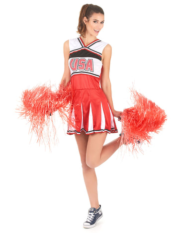 Pompom Girl USA Woman Costume