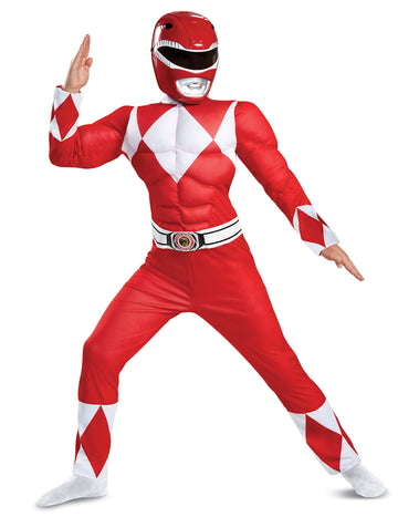 Power Rangers mišični otroški kostum