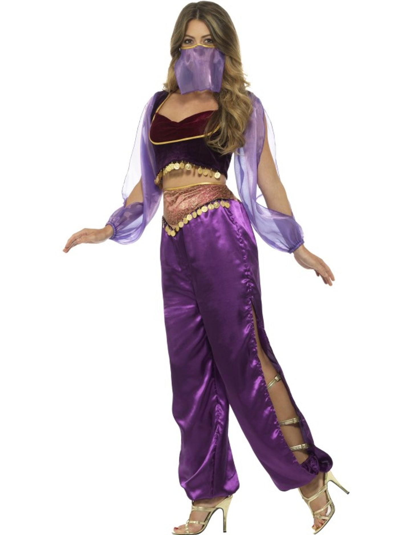 Kostume violette arabske princese