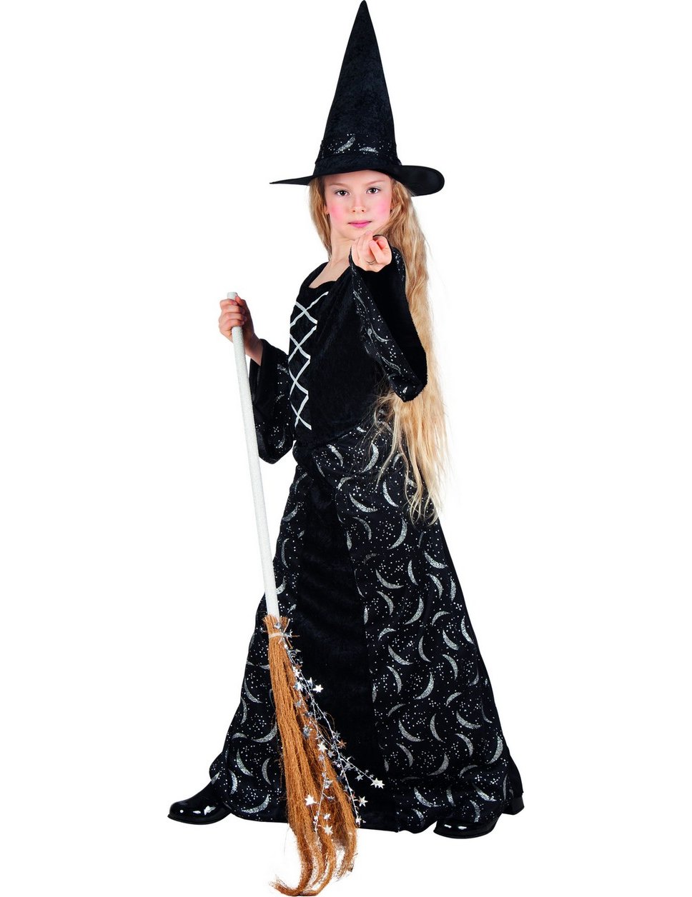 Halloween Half Moon Girl Witch preobleče