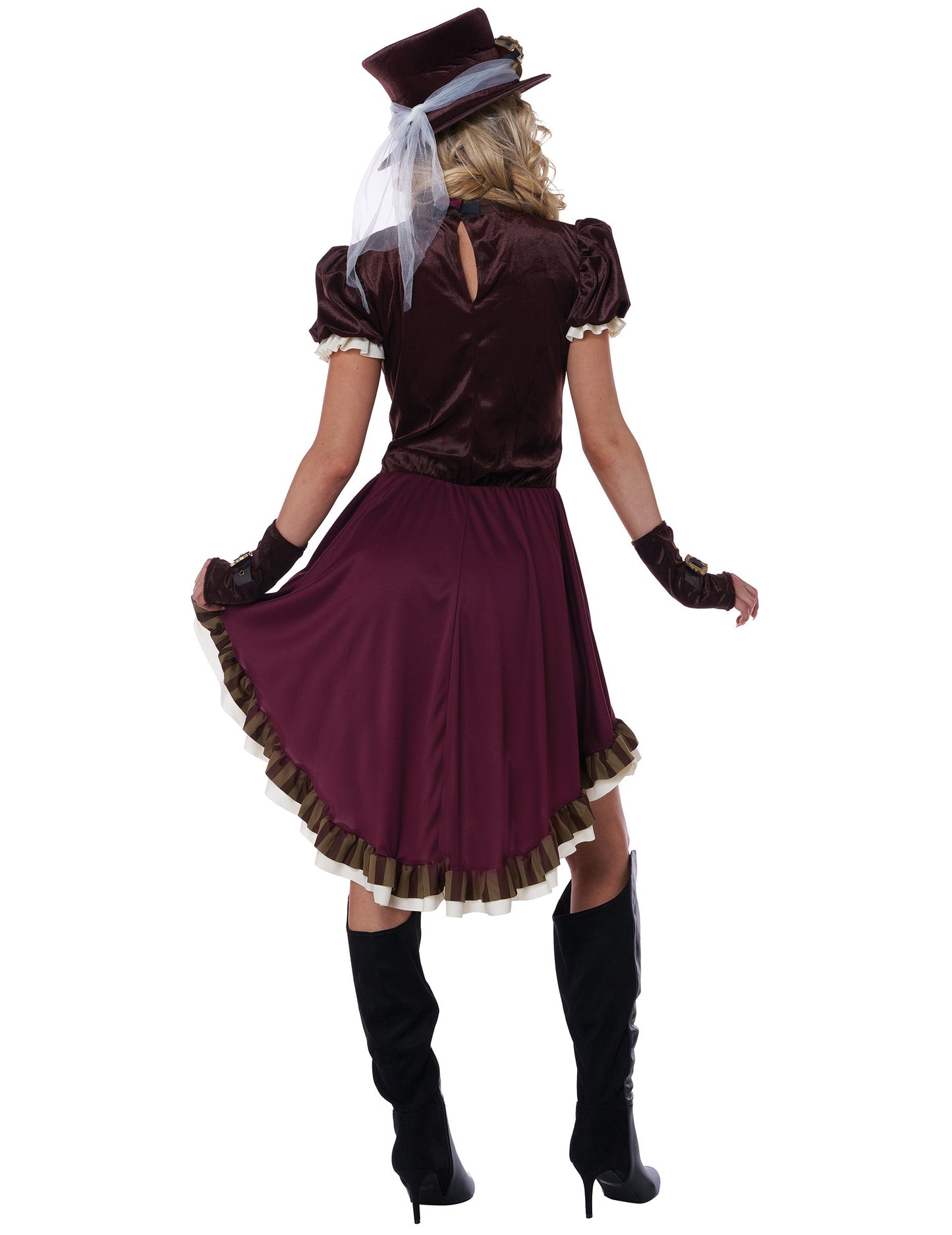 Bordeaux Woman Steampunk kostum