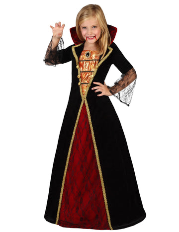 Eleganten kostum za vampire Halloween Girl