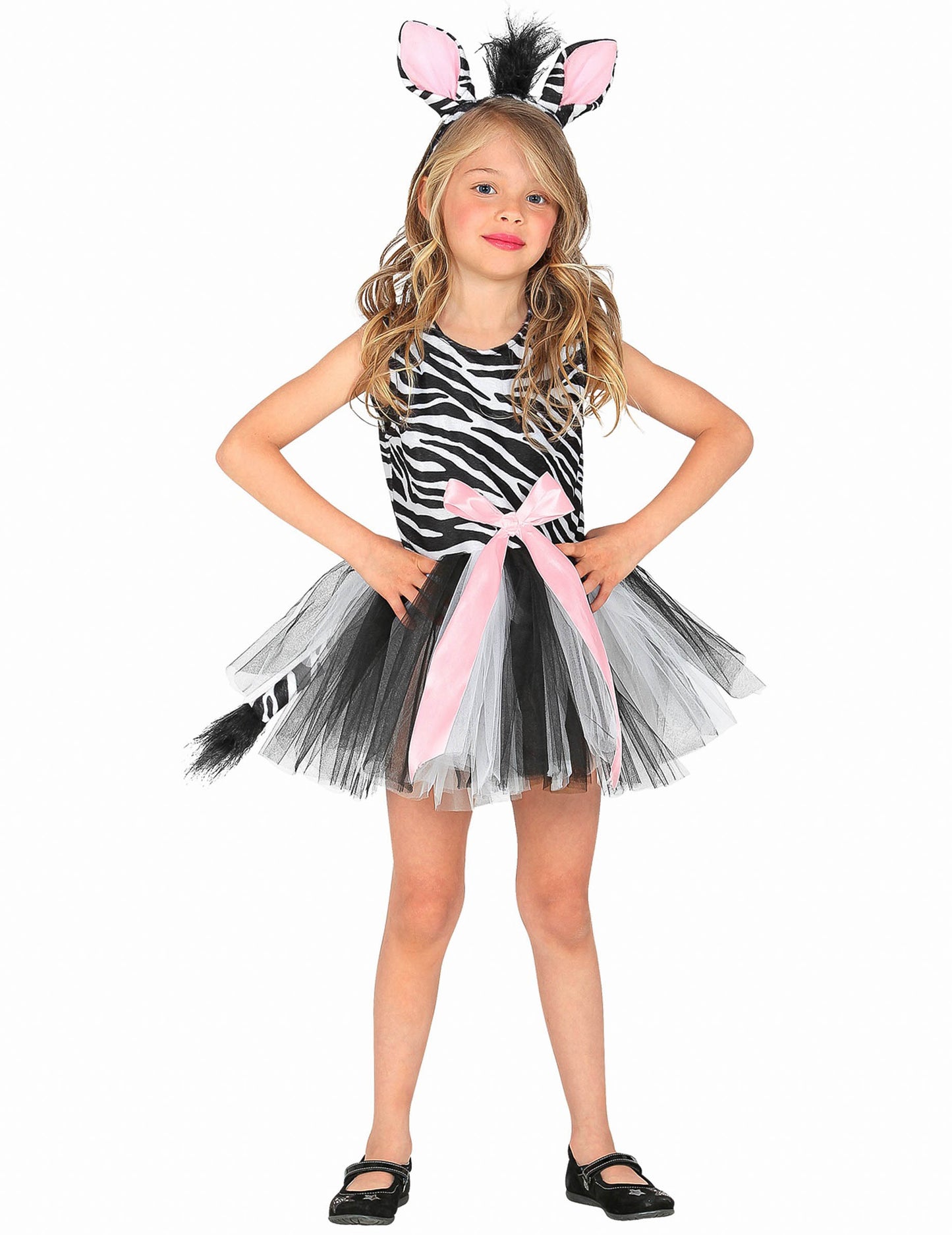 Tutu girl zebra kostum