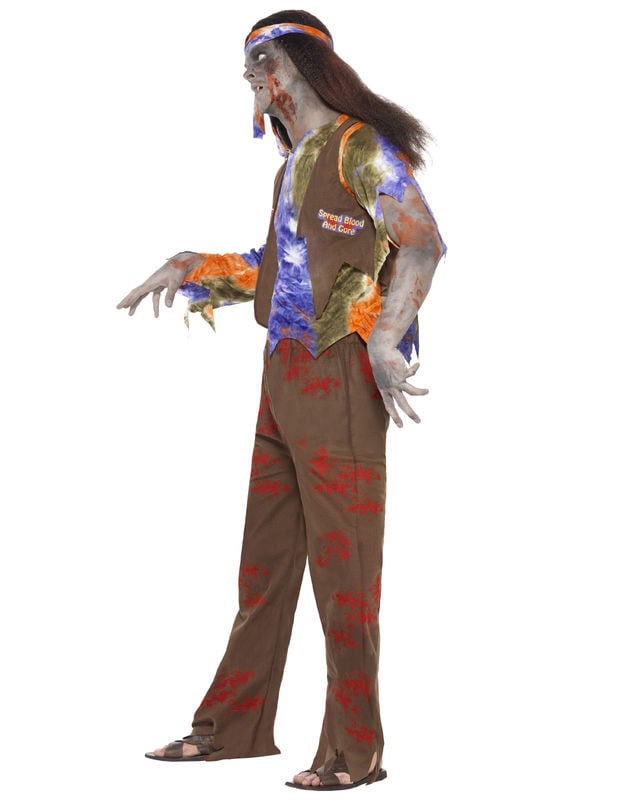 Hippie Halloween Hippie Zombie Costume